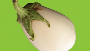 Aubergine Blanche